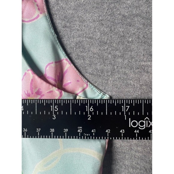 Lilly Pulitzer Staci Morning Glories Silk Midi Dress Size‎ 8 - Picture 4 of 12